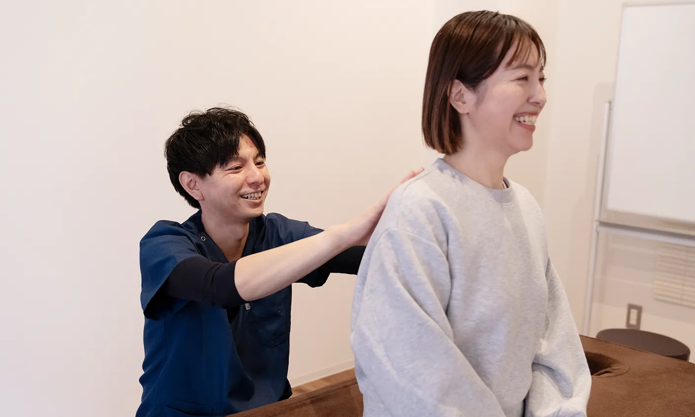施術の様子