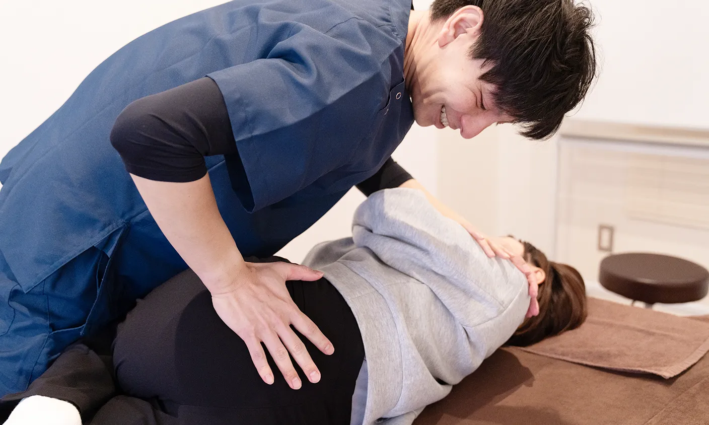 施術の様子