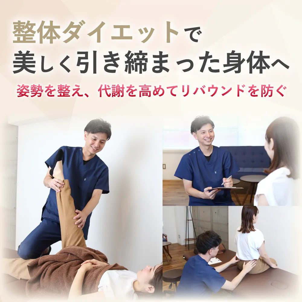 整体ダイエットで根本改善し本来の輝きを取り戻す